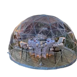 Outdoor small 3.6m plastic igloo Trade show tent, Family Resort Luxury Yurt