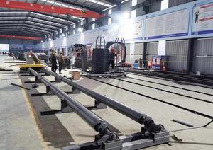 12 Metre Kafes Uzunluğunda Otomatik Donatı Çelik Tel Örgü Sarma Makinesi, 7.5KW Motorlu, Karayolu ve Köprü Projeleri için 1 Yıl Garantili - Product Image 5