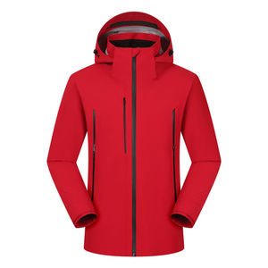 เสื้อแจ็คเก็ตสกีกันลมกันน้ำสำหรับผู้ชาย พร้อมฮู้ดถอดได้และซับใน เหมาะสำหรับใส่เดินป่ากลางแจ้ง - Product Image 2