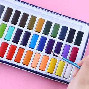 36 couleurs De Peinture <span class=keywords><strong>Aquarelle</strong></span> Solide Portable Boîte En Métal Colorant D'<span class=keywords><strong>aquarelle</strong></span> pour Débutant <span class=keywords><strong>Dessin</strong></span> Papier <span class=keywords><strong>Aquarelle</strong></span> Fournitures - Product Image 4
