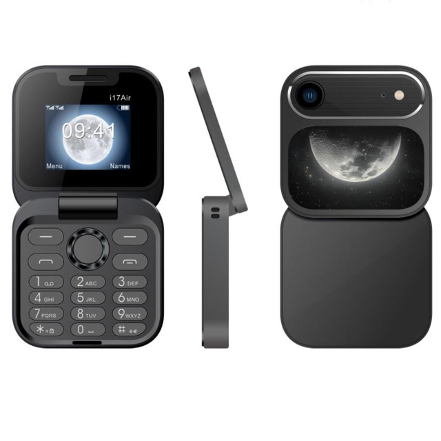 I17 Air Pro Dual SIM Flip Phone 1.77 Inch Display Lady Cover Design MP3 Magic Voice Flashlight Speed Dial Simple Cell Phone