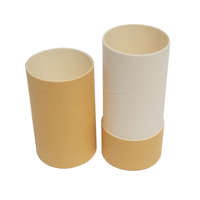 Conteneur cosmétique jetable biodégradable fait à la main, mini gloss à lèvres/lotion/tube en carton, baume à lèvres/emballage durable
