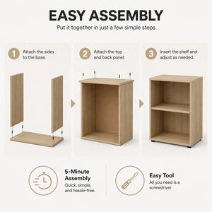 Armadio per Ufficio a 3 Ripiani, Organizzatore Documenti in Legno a Vista per Spazi di Lavoro <span class=keywords><strong>SME</strong></span> - Product Image 3