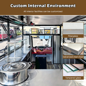Remolque de Cocina Móvil de Fibra de Vidrio JINLIJING, Remolque de Cerveza de 3 Ruedas, Cafetería Móvil, Camión de Comida Rápida, Conducible, en Venta - Product Image 3