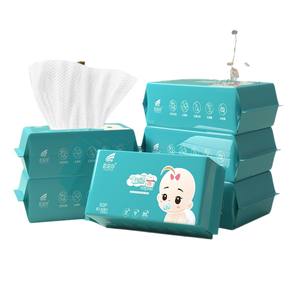 Lingettes humides pour bébé Lianhuayin, paquet de 60, nettoyage doux pour les mains et la bouche des nourrissons - Product Image 1