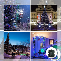 Boîte à piles étanche, fil vert, fil de cuivre, lampe, guirlande lumineuse de Noël, minuterie automatique, 8 modes, utilisation en intérieur, à intensité variable pour Noël