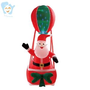 Luz Led 3D de 6 pies y 1,8 m, personalizado, para exteriores, césped, Navidad, inflable, Papá Noel, color negro - Product Image 1