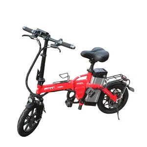 Mini bicicleta eléctrica plegable, bici de ciudad, 48v, 350w