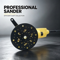 Lijadora Orbital Aleatoria Eléctrica HAUDO con Motor sin Escobillas, Disco de 5/6 Pulgadas, Velocidad Variable, Lijadora con Cable para Reparación de Carrocerías de Automóviles y Trabajos en Madera