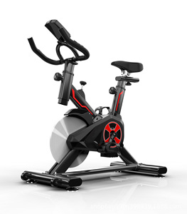 Vélo <span class=keywords><strong>d</strong></span>'<span class=keywords><strong>Appartement</strong></span> Compact pour Maison et <span class=keywords><strong>Bureau</strong></span> - Vélo de Spinning Léger avec Patins de Frein en Laine pour Appartements et Fitness au Travail - Product Image 6