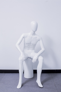 Maniquí Masculino de Cuerpo Completo con Cabeza de Huevo, de Plástico, para Exhibición de Moda en Escaparates, Modelo SS-G de <span class=keywords><strong>SHININGSTAR</strong></span> - Product Image 4