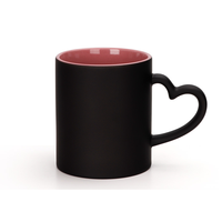 Tasse magique à transfert de chaleur, blancs pour sublimation, tasse en céramique, changement de couleur, bricolage, impression personnalisée, tasse à thé ou à lait chauffante
