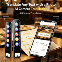 Stylo Traducteur IA 134 Langues Traduction Vocale Scanner OCR Enregistrement Texte et Discours Traduction Photo Couleur Portable