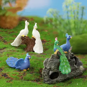 Figuritas de decoración en miniatura para jardín, accesorios de Mini paisaje, ornamento Animal, regalo, suministros DIY, 2023