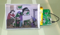 Display Epaper warna 8 "384x512, untuk lampu depan dan Panel sentuh pembaca Ebook Ereader