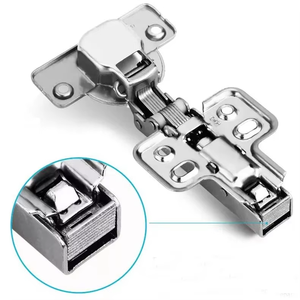 <span class=keywords><strong>INSERTA</strong></span> Bisagra Oculta de Acero Niquelado con Cierre Suave y Ajuste 3D para Muebles de Gabinete Modernos, Fácil Instalación - Product Image 4