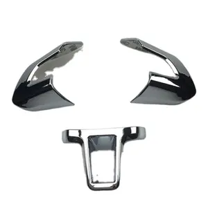 ABS Chrome For Volkswagen VW Golf 6 MK6 Polo Jetta MK5 2011 2012 2013 Steering Wheel Chrome Trim Sequins Cover Sticker