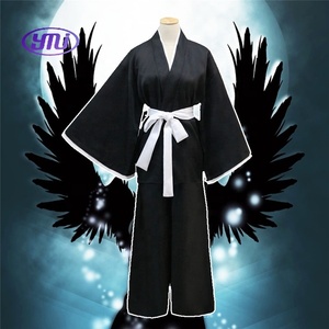 Offre Spéciale Dieu <span class=keywords><strong>de</strong></span> la mort/Bleach Kuchiki Rukia <span class=keywords><strong>Kimono</strong></span> <span class=keywords><strong>japonais</strong></span> en gros pour hommes Anime Costume Bleach Cosplay - Product Image 2