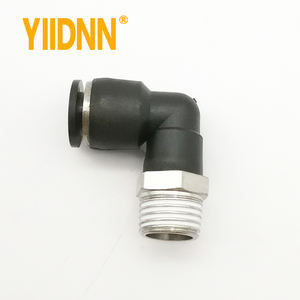 Pnömatik uydurma L şekli <span class=keywords><strong>PL</strong></span> OD 4/6/8/10/12mm hortum tüp-m5 1/8 1/4 3/8 1/2 BSPT konu hava dirsek hızlı bağlantı bağlayıcı - Product Image 3