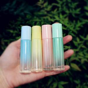 Botella de Aceite Esencial con Degradado de Perlas, 10 ml, Dispensador de Muestras de Perfume de Vidrio Color Jelly, Envase Cosmético de Aromaterapia Vacío - Product Image 1