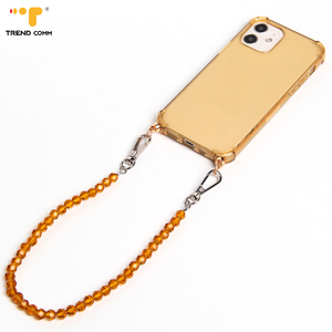 TPU poudre scintillante sport étui de téléphone portable avec chaîne de <span class=keywords><strong>cou</strong></span> poignet bandoulière sangle suspendue antichoc XR XS protecteur de caméra - Product Image 5