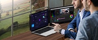 Slim 14 "IPS 1080P TYPE-C résolution de voyage 1920*1080 double moniteur d'ordinateur portable Portable Extender d'écran pour ordinateur portable