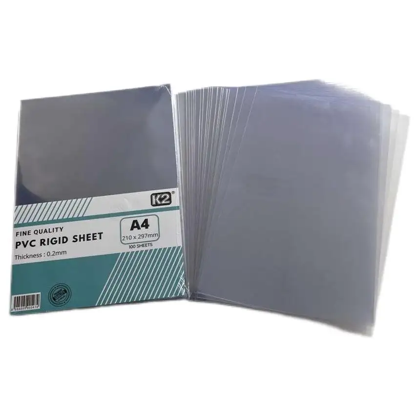Clear Transparent A3 A4 Size PVC Binding Book Cover Plastic Material Sheet
