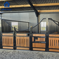 Panneaux de box pour chevaux de style européen de luxe JHorse, en métal, pour centre d'équitation professionnel, ranch