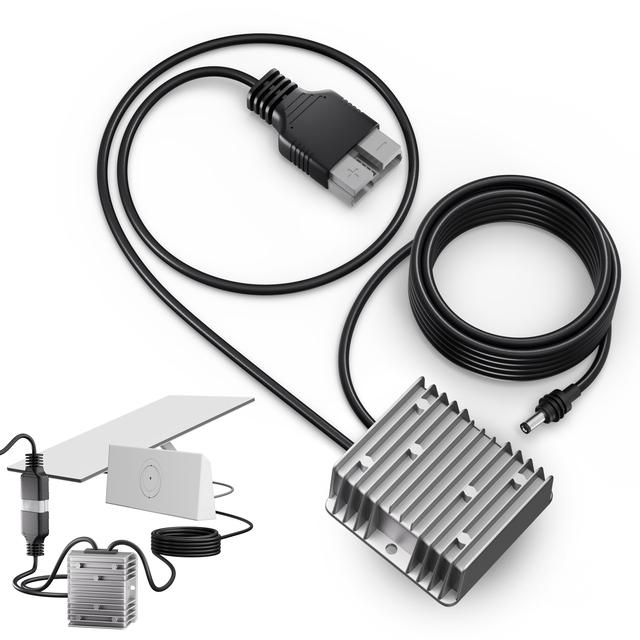 Starlink Gen 3 Router DC Step-Up Converter 12V 24V Input to 57V Output Power Adapter Cable 23ft for Camper Marine Off-Grid Power