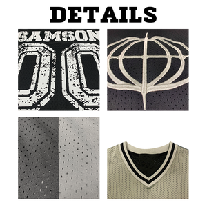 Biểu Tượng Tùy Chỉnh Bóng Đá Jersey Người Đàn Ông Áo Thun Boxy Phù Hợp Với Thời Trang dạo phố Quá Khổ Cổ Điển Thăng Hoa Lưới <span class=keywords><strong>Polyester</strong></span> Bóng Đá Jersey T Áo Sơ Mi - Product Image 6