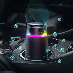  Vehículo Auto Ion negativo portátil Hepa filtro pequeño Mini purificador de aire para coche