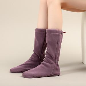 Vente chaude Style <span class=keywords><strong>bottes</strong></span> hautes <span class=keywords><strong>danse</strong></span> chaussures chaudes automne-hiver <span class=keywords><strong>échauffement</strong></span> formation Ballet <span class=keywords><strong>danse</strong></span> chaussons pour filles femmes - Product Image 4