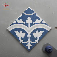 Carrelage en céramique décoratif au design moderne, mat, 300*300 mm, série bleue, antidérapant, briques réfractaires, carrelage mural pour salle de bain et sol de cuisine