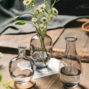 Bắc Âu Tối Giản Sáng Tạo <span class=keywords><strong>Mini</strong></span> Bình Phong Cách Ins Thủy Tinh Thủy Canh Hoa Sắp Xếp Phẳng Trang Trí Nhỏ Cho Phòng Khách Máy Tính Để Bàn - Product Image 3