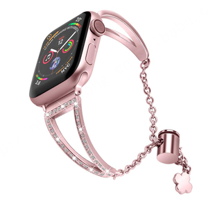 Para pulsera triangular correa de reloj de diamante hueco 38/40/42/44mm Compatible con Apple Watch IWatch Series 4/3/2/1 - Product Image 1