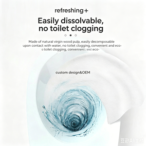 Vente en gros de lingettes humides jetables pour toilettes avec emballage personnalisé à marque privée - Product Image 5