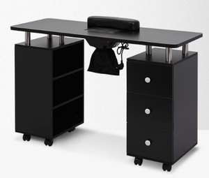 Wholesale Professional <b>Nail</b> <b>Table</b> Multi-functional Beauty Salon Furniture Manicure <b>Table</b> Desk Mesas De Manicure <b>Tables</b> With Fan - Product Image 5