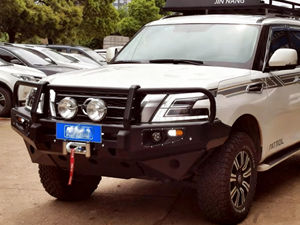 Parachoques Delanteros y Traseros Modificados de Plástico Cromado para Patrol Y63 Diésel, Parachoques Trasero Anticolisión Todoterreno - Product Image 2