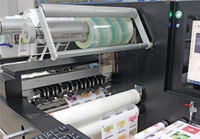 Impresora de etiquetas a color comercial integrada, impermeable, con cortador, sublimación, impresión de alta definición, compacta y conveniente