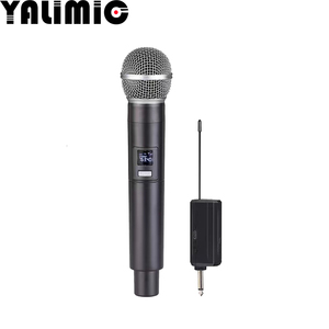 Новый дизайн, многоканальный беспроводной микрофон YALIMIC со светодиодной подсветкой, легкий металл и пластик для конференц-связи - Product Image 4