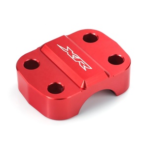 อุปกรณ์เสริมรถจักรยานยนต์สีแดงที่ยึดเพลาหน้าแบบหนีบสำหรับ XR400R XR 400R 1996-2004 XR650L 1993-2024 650L FRONT AXLE HOLDE - Product Image 5