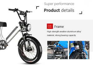 ชุดอุปกรณ์จักรยานไฟฟ้า LOHAS โครงอะลูมิเนียมอัลลอยด์ 1000w ยางใหญ่ - Product Image 2