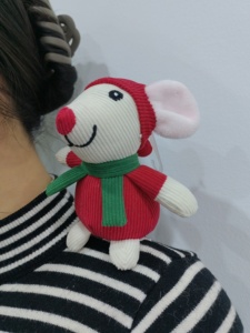 Greenmart 2024 Muñeco <span class=keywords><strong>de</strong></span> Peluche Personalizado, Mini Figura <span class=keywords><strong>de</strong></span> Dibujos Animados Magnética para el Hombro, <span class=keywords><strong>Elefante</strong></span>/Ratón/Dinosaurio/Hombrito <span class=keywords><strong>de</strong></span> Nieve, Juguete <span class=keywords><strong>de</strong></span> Peluche Pequeño para Regalo - Product Image 3