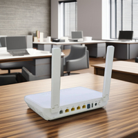 Precio de Fabricante, 4 Puertos GE, Banda Dual 2.4G/5G, 7dB, WiFi6, FTTR, HN8145XR, ONU, Terminal de Red Óptica, 4GE+1TEL+1USB