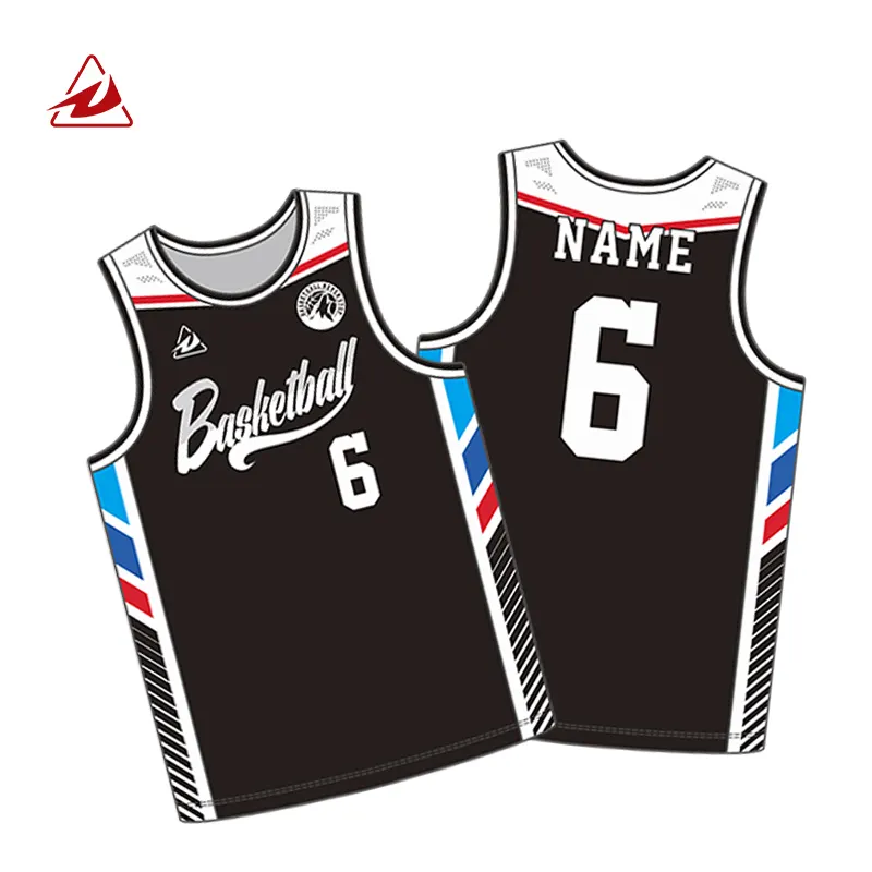 Camiseta de baloncesto de nuevo diseño personalizada, Camiseta deportiva cosida por sublimación de alta calidad para hombre, camisetas de baloncesto