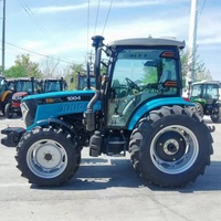 Mini-tracteur 100 CV 4x4 pour l'agriculture avec moteur et composants essentiels, embrayage à double étage, direction hydraulique