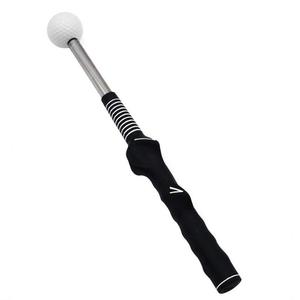 Golf Swing Stick Sensor Barras de impacto telescópicas Vocal Golf Swing Trainer Aid Practitioner Ribbon Training Practice Warm up Stick - Product Image 6
