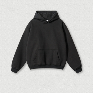 Sweat à capuche graphique streetwear pour homme, coupe oversize, en coton molletonné, imprimé décontracté, collection automne, vente en gros - Product Image 2