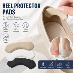 Heel Grip Protector Pads Self Adhesive High Elasticity Sponge Durable Eco-Friendly Anti Slip <b>Cushion</b> <b>Insert</b> <b>for</b> Heels Sneakers - Product Image 4
