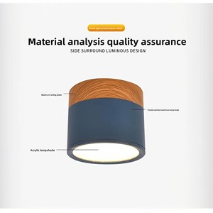 Phong cách Bắc Âu LED Bề mặt được gắn downlight cho phòng khách, hành lang, trần, Vòng thiết kế, hiện đại tối giản Macaron đèn - Product Image 4